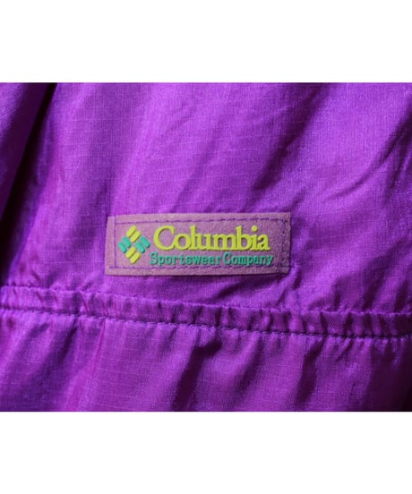 【古着】COLUMBIA NYLON JACKET Purple Size L