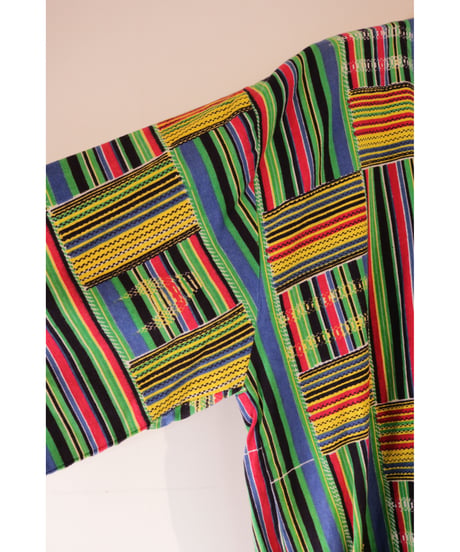 【古着】AFRICAN SHIRT Multi Color
