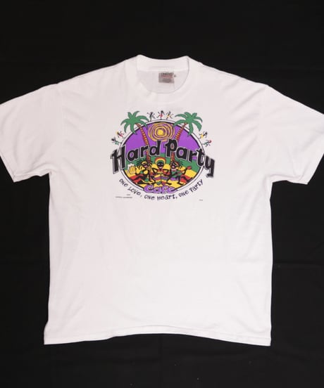【古着】ONEITA HARD PARTY CAFE T White Size XL