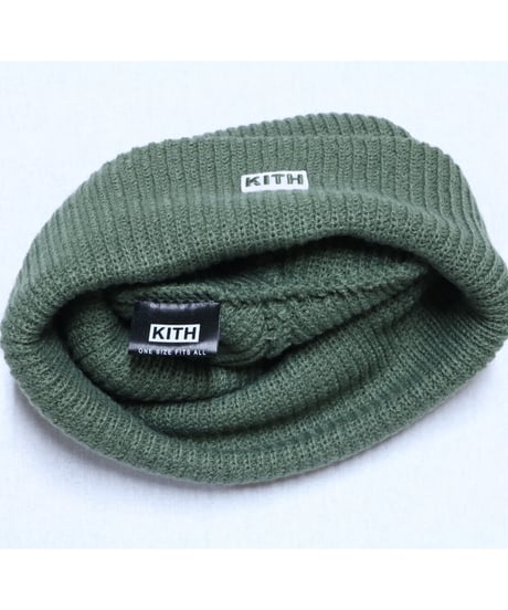 KITH CLASSIC BEANIE  Olive