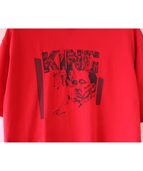 【古着】Fruits of the Loom Martin Luther King Jr. Tee Red Size XL