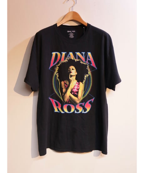 【古着】DIANA ROSS T Black Size XL