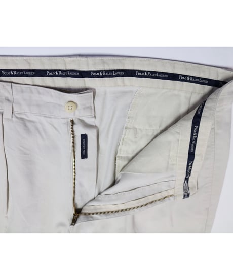 【古着】POLO  RALPH  LAUREN CHINO PANTS Generated Color(White/Kinari) Size W34/L30