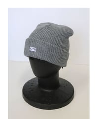 KITH Box Logo Knit Beanie Light Heather Grey