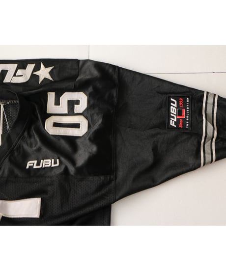 【古着】FUBU GAME SHIRT Jersey Top Black Size L