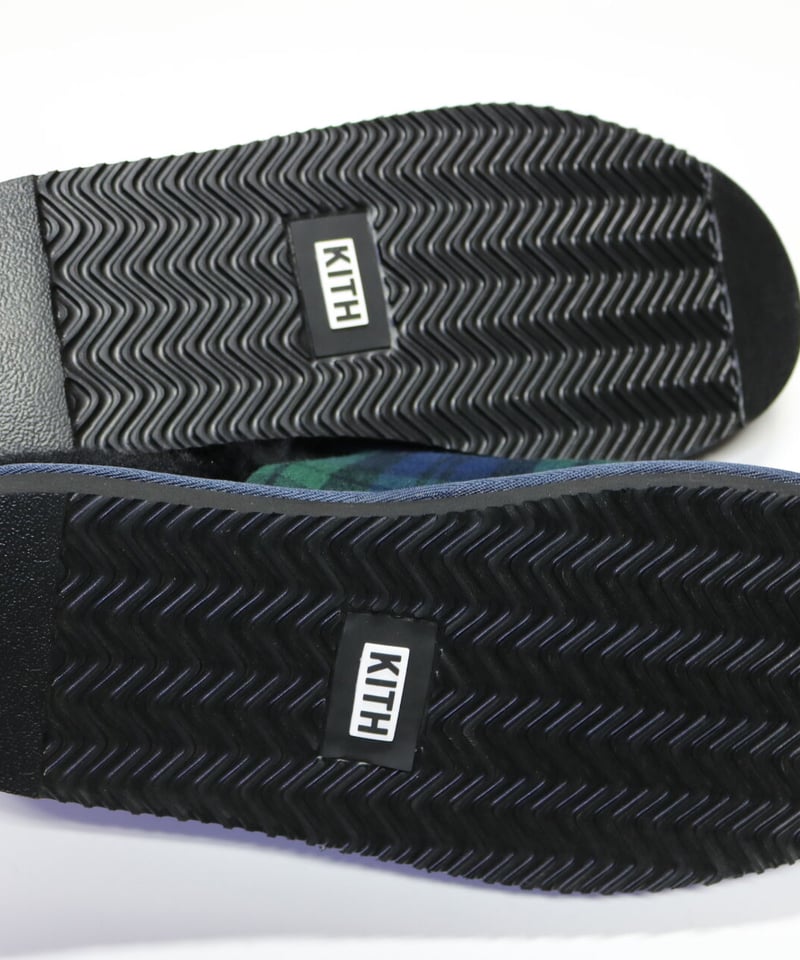 KITH FLANNEL SHERPA SLIPPER Blackwatch Size 43