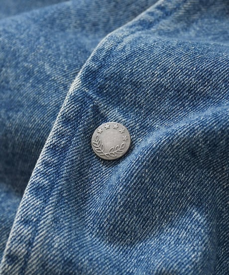 LFYT LF LOGO WASHED DENIM COACH コーチジャケット JACKET BLUE ブルー