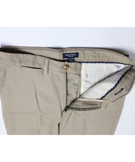 【古着】NAUTICA CHINO PANTS Beige Size W34/L30