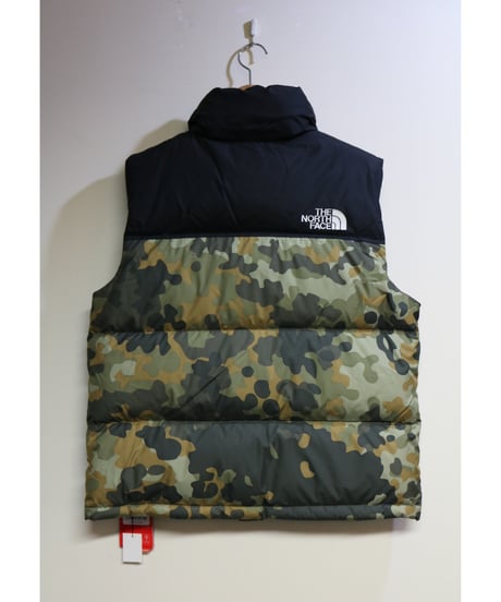 THE NORTH FACE "1996 RETRO NUPTSE VEST" Black / Camo Size US M / JP L