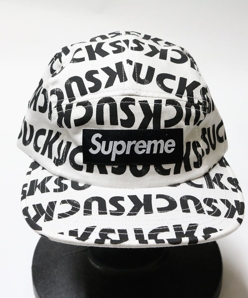 supreme 2017SS SUCK CAMP CAP WHITE | NEO TRIBE