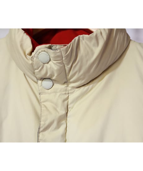 【古着】NAUTICA REVERSIBLE DOWN JACKET Navy/Red/Ivory Size XXL