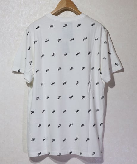 NIKE TEE SCRIPT AOP WHITE Size L