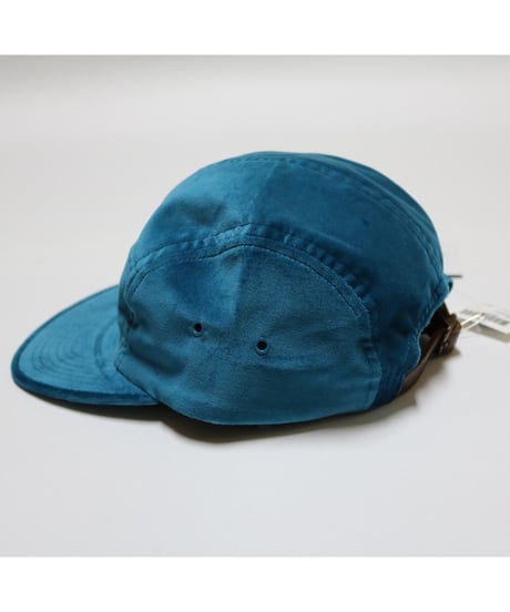 Supreme Velvet Camp Cap FW18 Cyan シアン