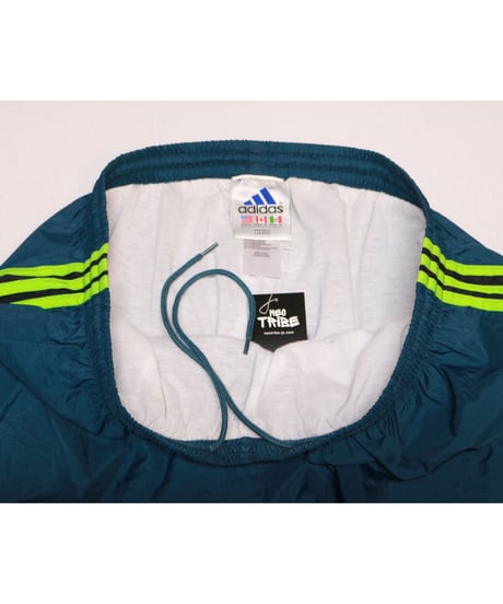 【古着】ADIDAS NYLON PANTS Green Size XL