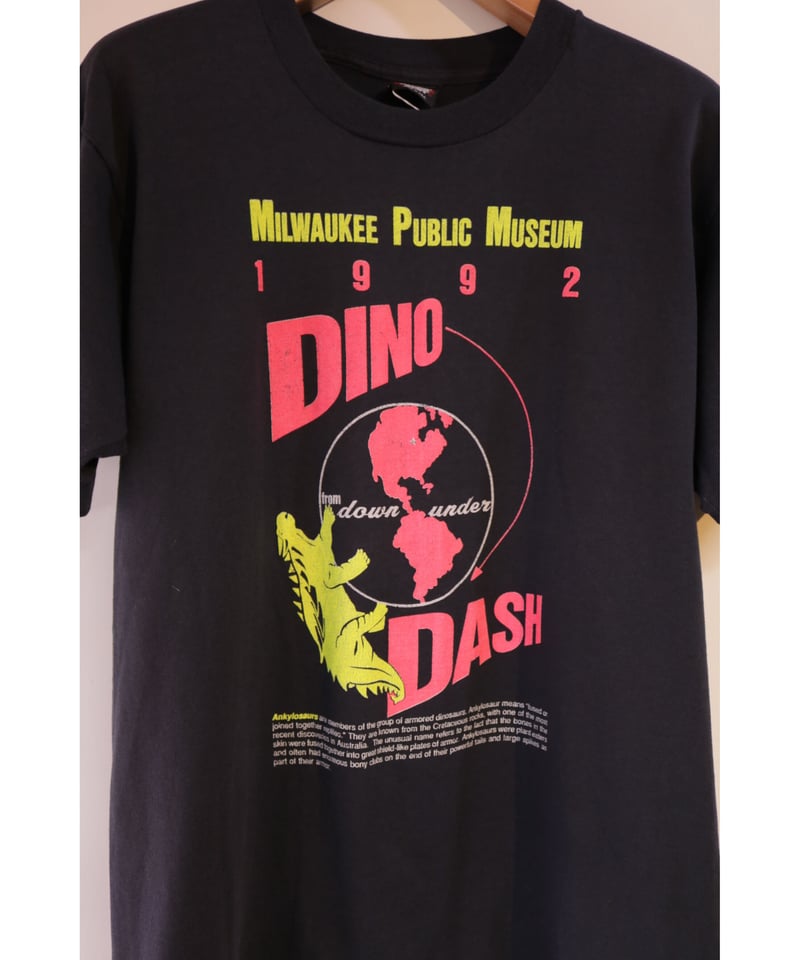 古着】1992 DINO DASH Tee Black Size L | NEO TRIBE