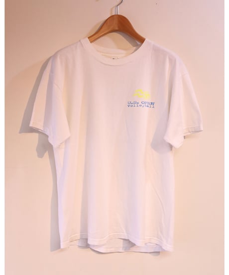 【古着】CHAMPION US OPEN VOLLEYBALL T White Size L