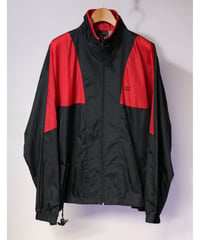 【古着】JCPENNY USA OLYMPIC NYLON JACKET Black/Red Size L