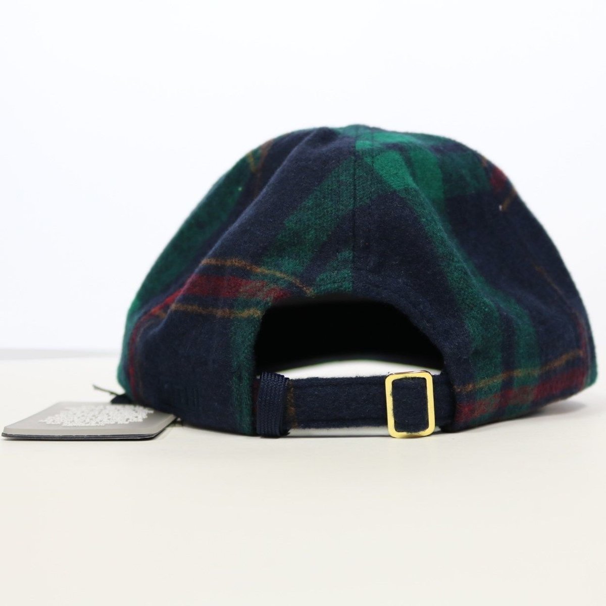 KITH Wreath Blackwatch DAD HAT Navy/Green キス チェ