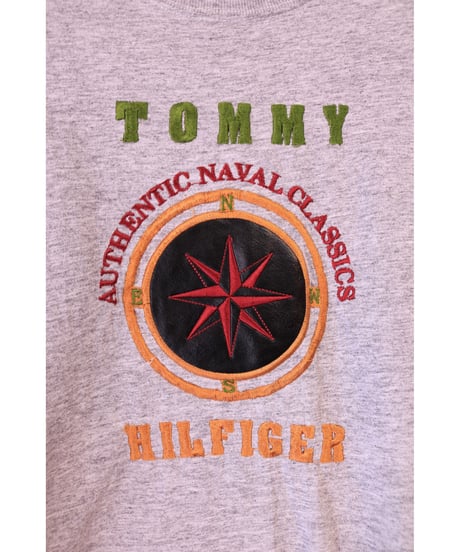 【古着】TOMMY HILFIGER SS Tee Grey XL