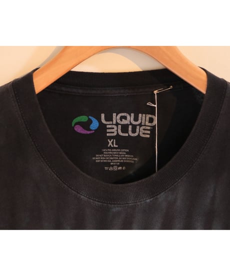 【古着】KISS Tee LIQUID BLUE Black / Purple Size XL