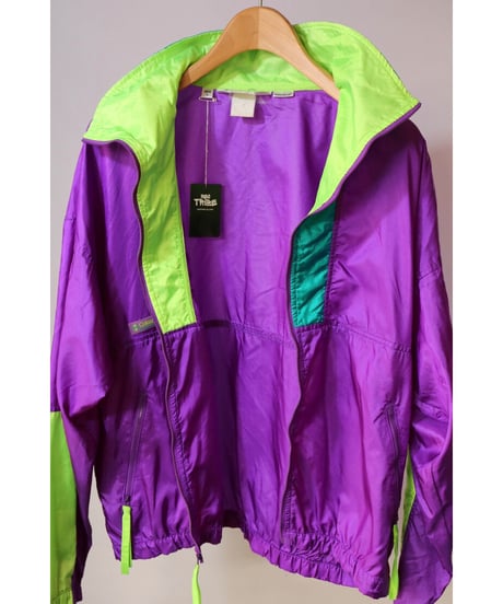 【古着】COLUMBIA NYLON JACKET Purple Size L