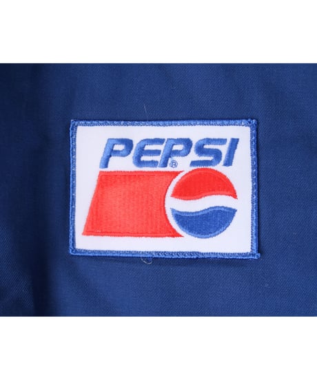 【古着】RIVERSIDE PEPSI VEST Blue/Red Size 2XL