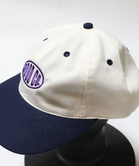THE GOOD COMPANY  CAP WHITE×NAVY
