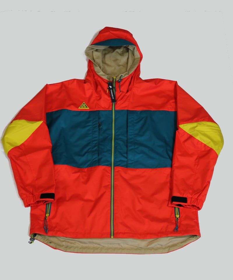 NIKE ACG Nylon Anorak Jacket Red M | NEO TRIBE