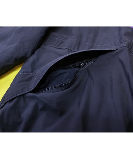 【古着】JAMMIN QUILTED NYLON JACKET  Purple/Green/Black Size L