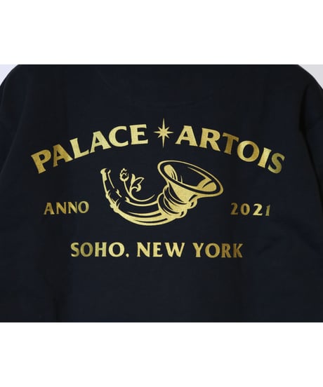 PALACE x STELLA ARTOIS SWEAT SOHO NEW YORK Black Size: M