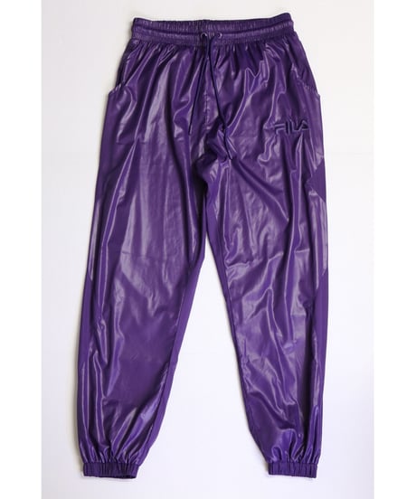 【古着】FILA NYLON PANTS Purple Size M