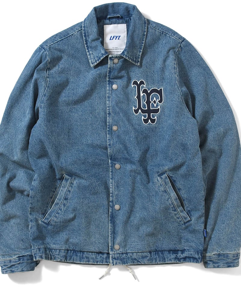 LFYT LF LOGO WASHED DENIM COACH コーチジャケット JACKET...