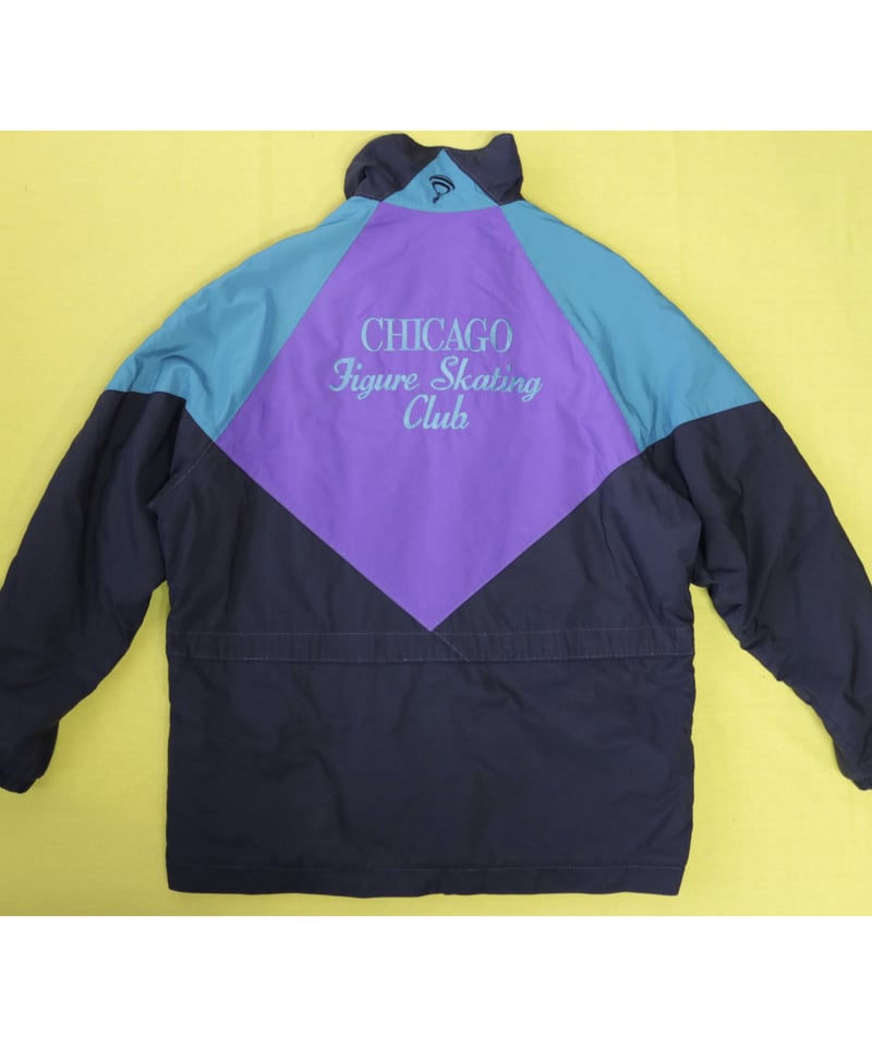 古着】JAMMIN QUILTED NYLON JACKET Purple/Green/B