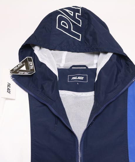 PALACE Skateboads Running Jacket Navy×Blue×White <L>