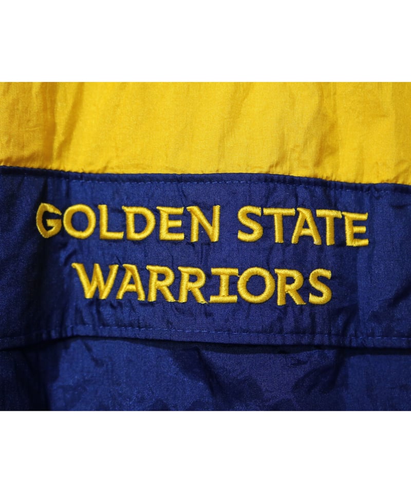 古着】NBA GOLDEN STATE WARRIORS NYLON PULLOVER Na