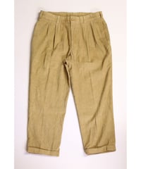 【古着】BILLS KHAKIS CORDUROY CHINO PANTS Beige Size W34