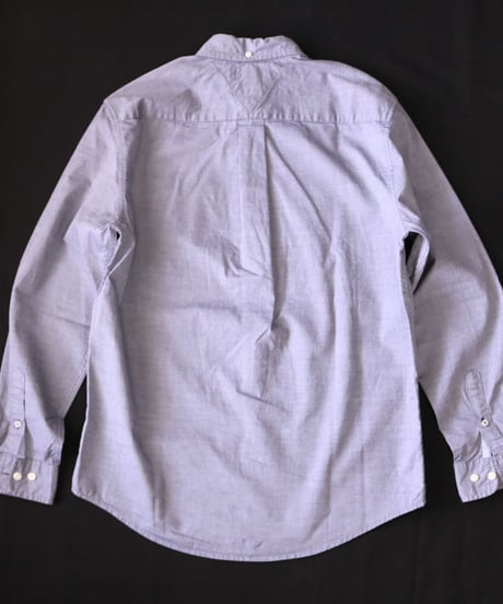 【古着】TOMMY HILFIGER PIN CHECK BD SHIRTS Grey Size M