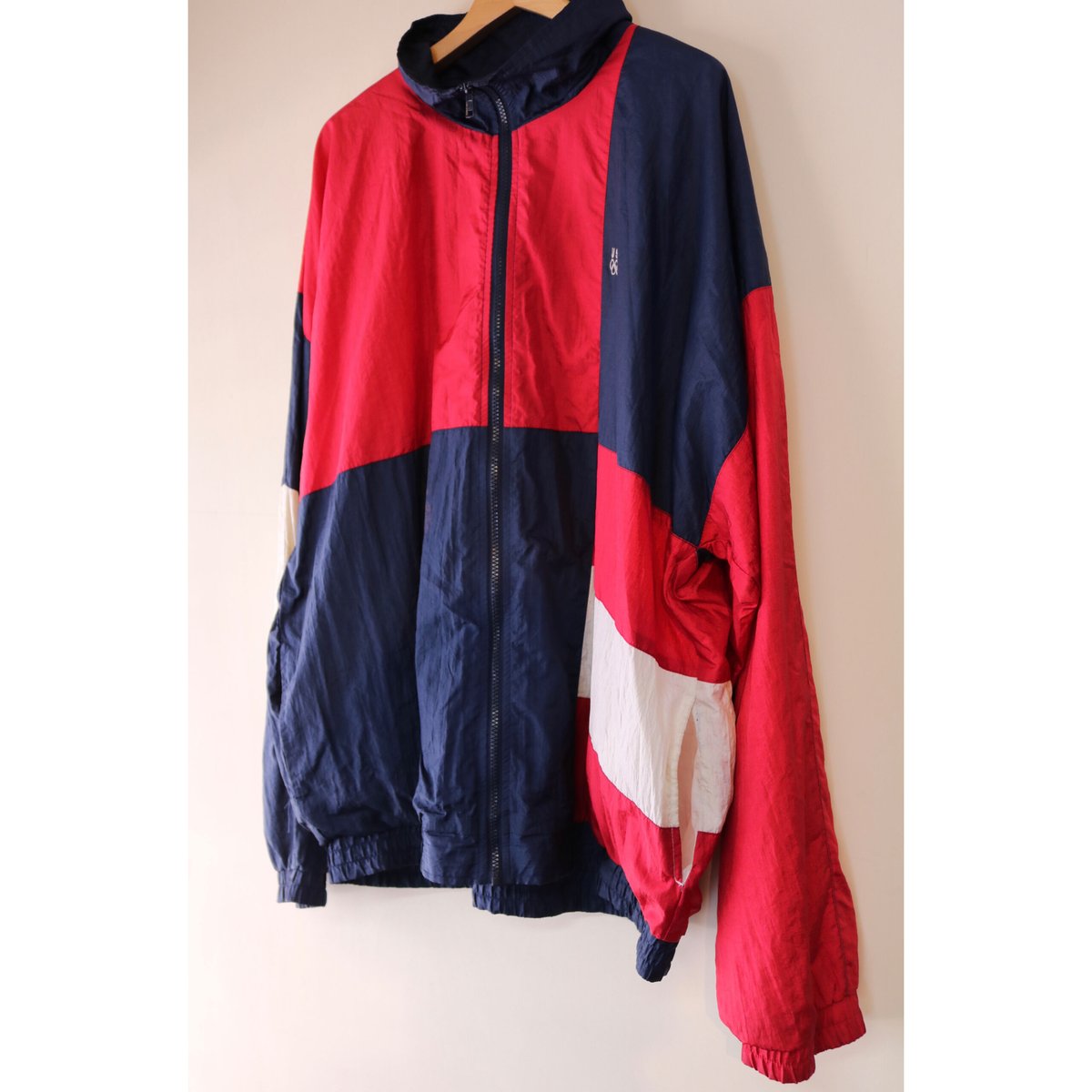 古着】J.C.PENNEY USA OLYMPIC NYLON JACKET Red/Nav