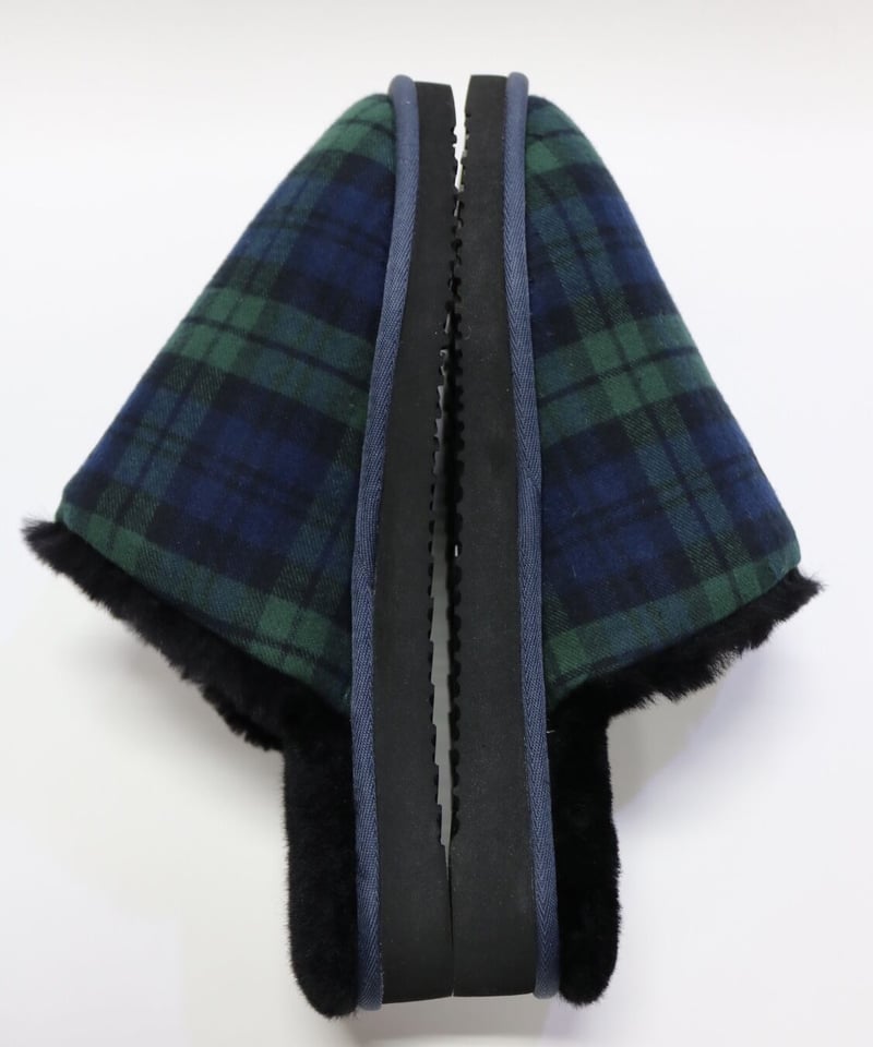 KITH FLANNEL SHERPA SLIPPER Blackwatch Size 43 KITH FLANNEL SHERPA SLIPPER Blackwatch Size 43