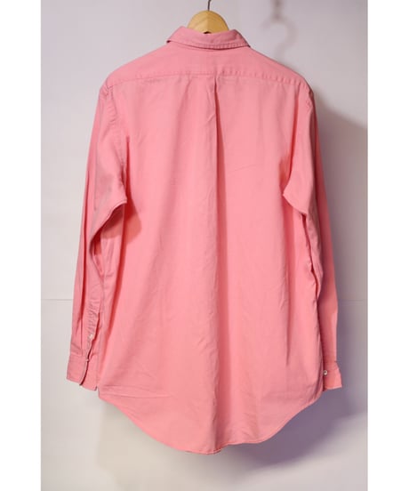 【古着】POLO RALPH LAUREN BD SHIRT Pink Size L