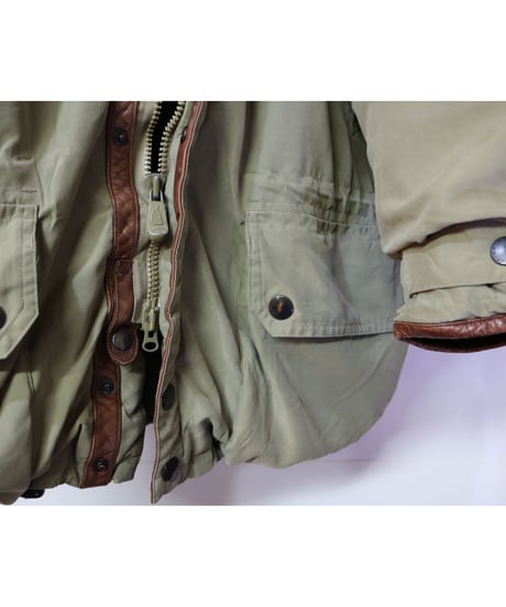 【古着】NAUTICA DOWN JACKET Khaki/Brown Size L