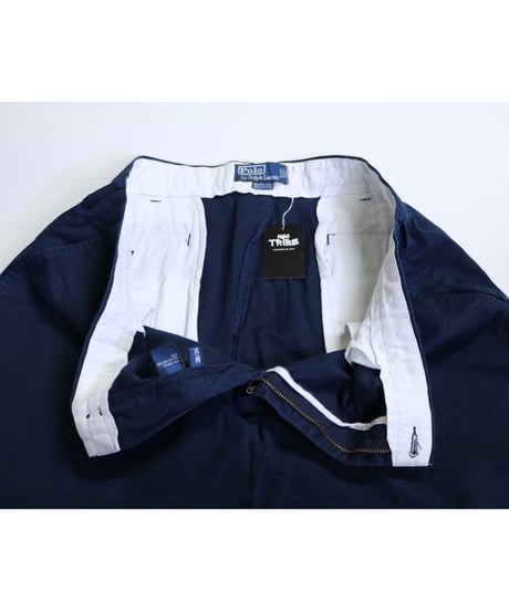 【古着】POLO RALPH LAUREN CHINO PANTS Navy Size 38/34