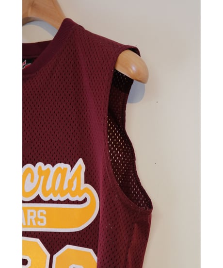 【古着】ALLESON ATHLETIC GAME SHIRT Burgundy Size Kids L