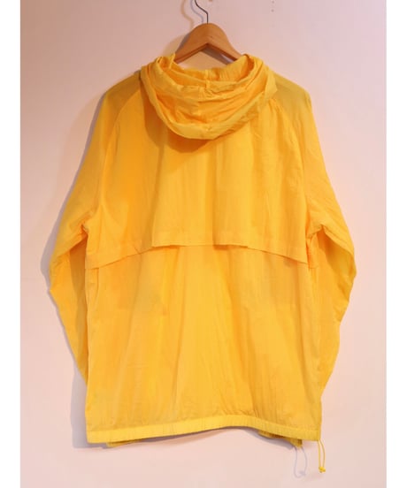 【古着】CHAMPION NYLON PULLOVER Yellow Size L