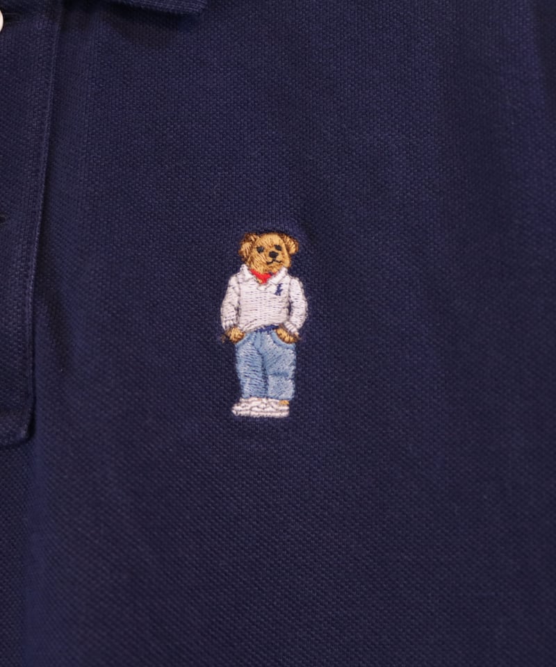 POLO RALPH LAUREN ポロベア刺繡 ポロシャツワンピース Lサイズ 古着】POLO RALPH LAUREN ポロシャツ ワンピース Navy Size M |