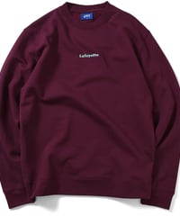 LFYT エルエフワイティー SMALL LOGO CREWNECK SWEATSHIRT クルーネック スウェット BURGUNDY バーガンディ