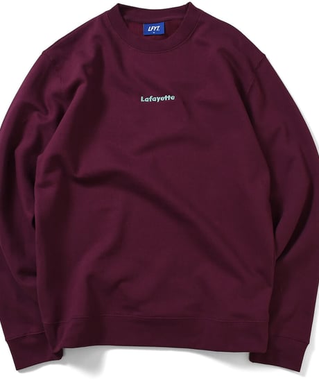 LFYT エルエフワイティー SMALL LOGO CREWNECK SWEATSHIRT クルーネック スウェット BURGUNDY バーガンディ