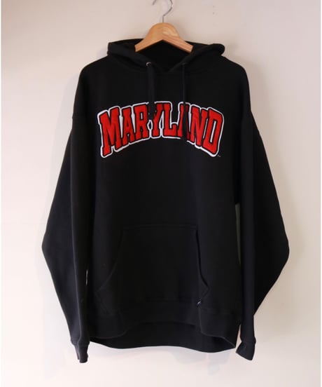 【古着】J AMERICA MARYLAND TERRAPINS HOODIE Black Size L