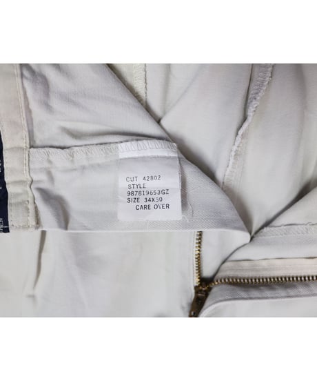 【古着】POLO  RALPH  LAUREN CHINO PANTS Generated Color(White/Kinari) Size W34/L30