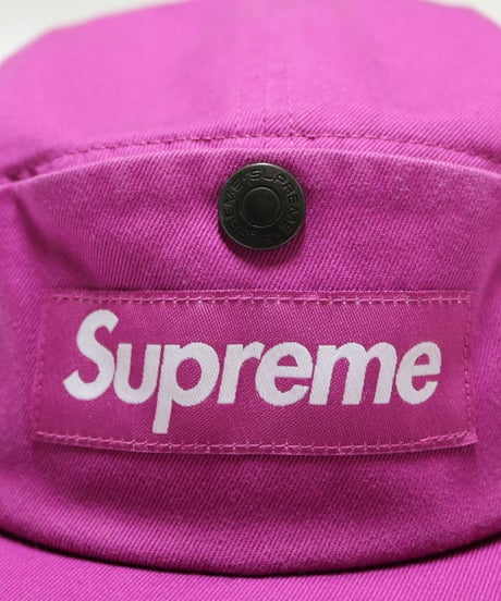 SUPREME 18AW Snap Button Pocket Camp Cap Magenta キャンプキャップ